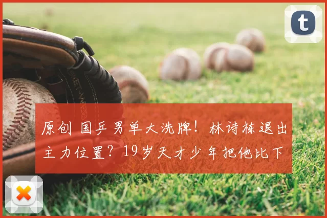 原创 国乒男单大洗牌！林诗栋退出主力位置？19岁天才少年把他比下去