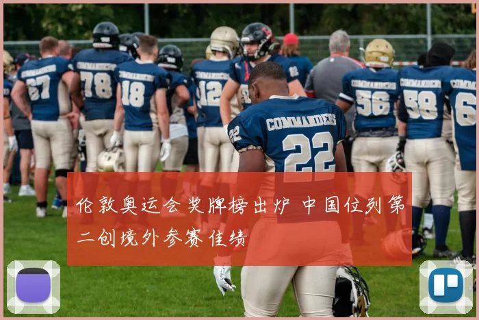 伦敦奥运会奖牌榜出炉 中国位列第二创境外参赛佳绩