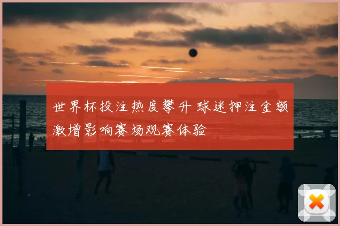 世界杯投注热度攀升 球迷押注金额激增影响赛场观赛体验